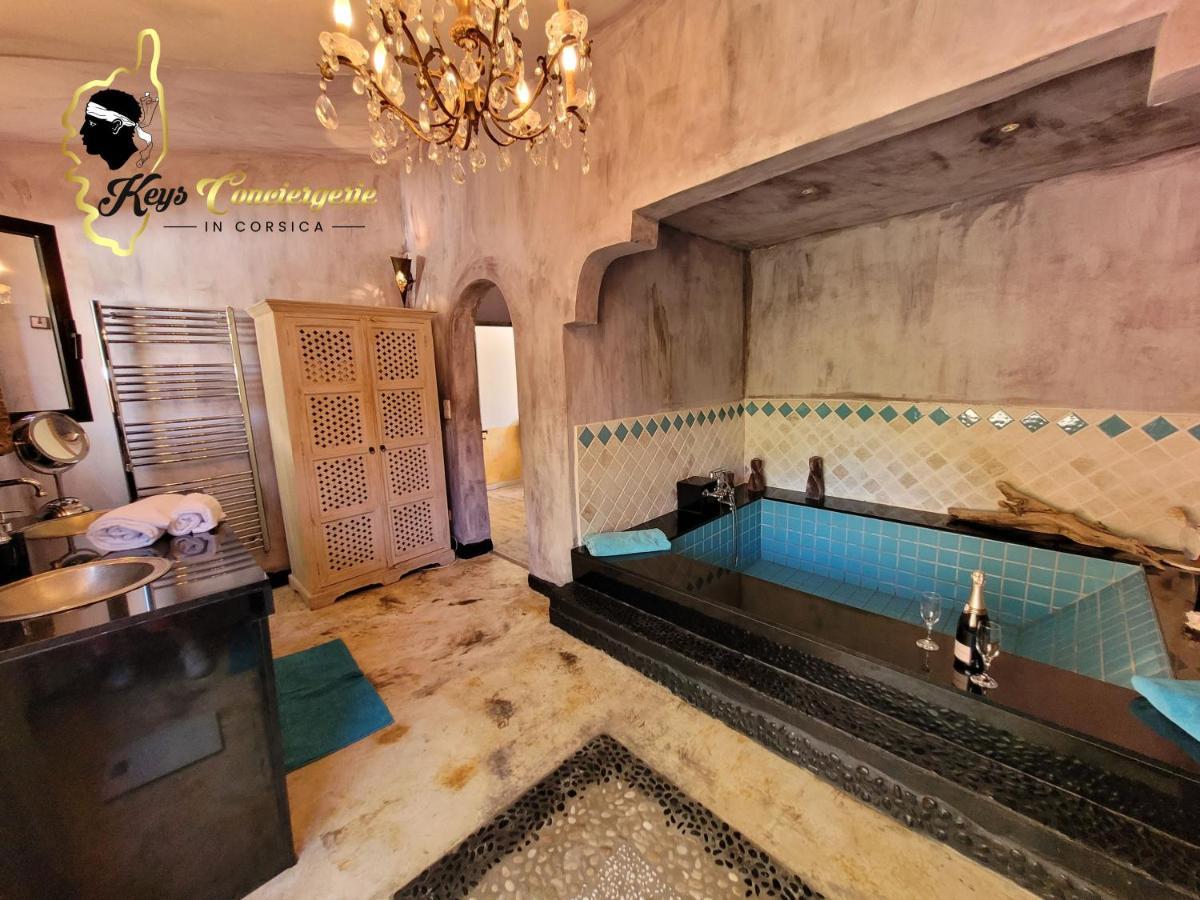Casa Salya 8 Pers Piscine Privee Chauffee San Cipriano Villa Lecci Bagian luar foto