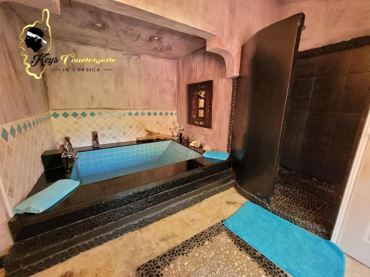 Casa Salya 8 Pers Piscine Privee Chauffee San Cipriano Villa Lecci Bagian luar foto