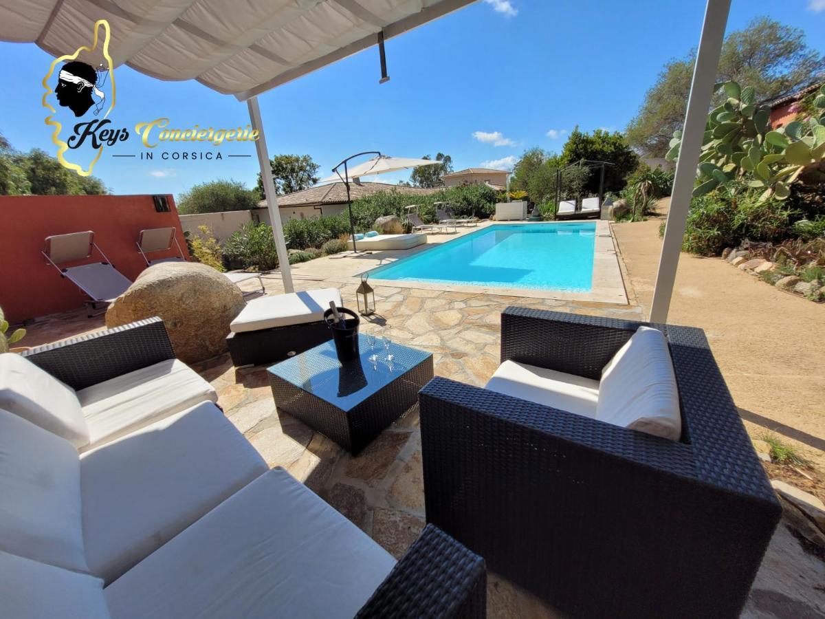 Casa Salya 8 Pers Piscine Privee Chauffee San Cipriano Villa Lecci Bagian luar foto