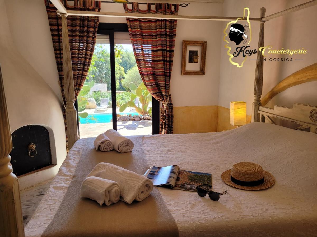 Casa Salya 8 Pers Piscine Privee Chauffee San Cipriano Villa Lecci Bagian luar foto