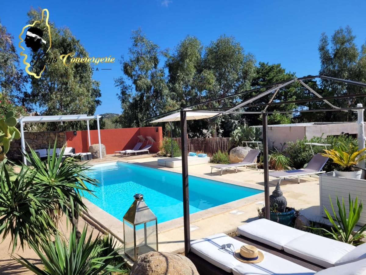 Casa Salya 8 Pers Piscine Privee Chauffee San Cipriano Villa Lecci Bagian luar foto