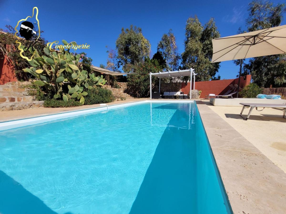 Casa Salya 8 Pers Piscine Privee Chauffee San Cipriano Villa Lecci Bagian luar foto