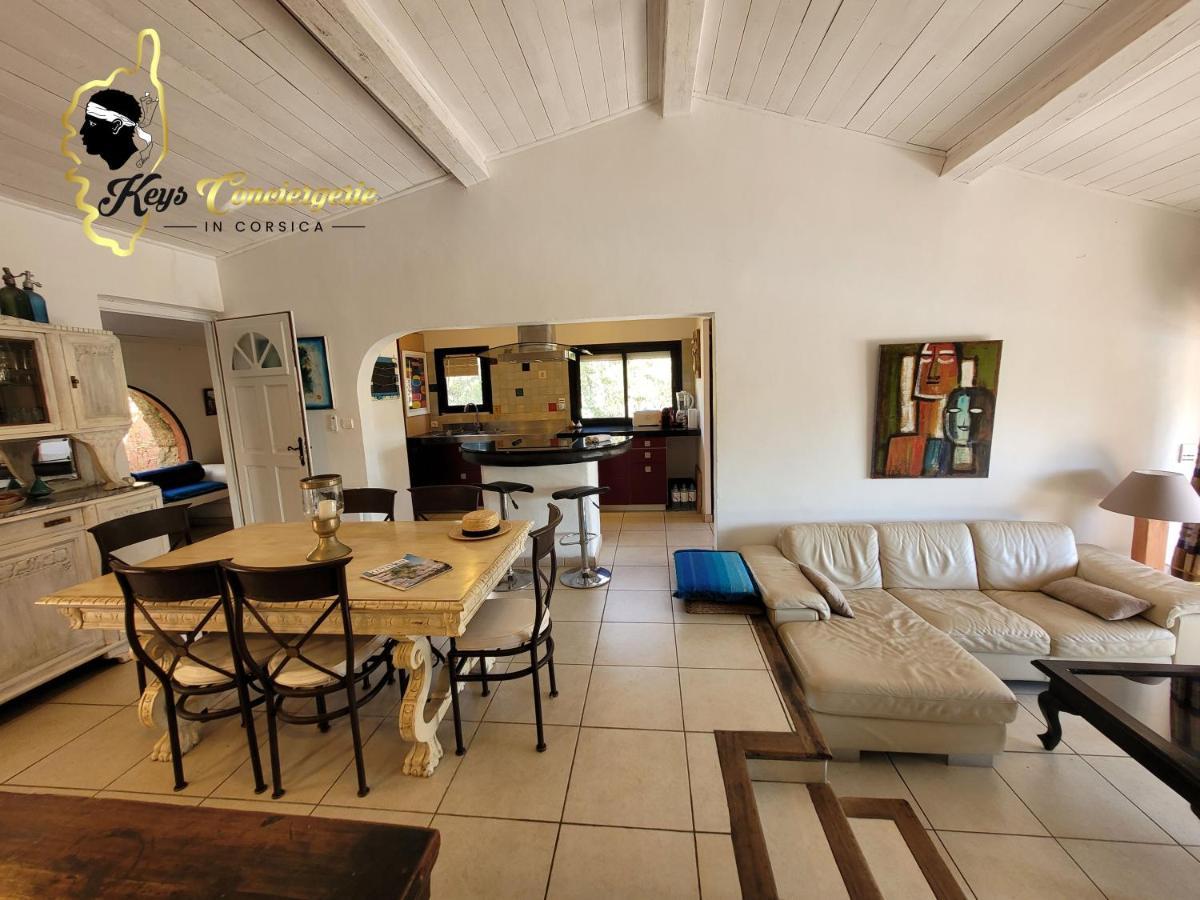 Casa Salya 8 Pers Piscine Privee Chauffee San Cipriano Villa Lecci Bagian luar foto
