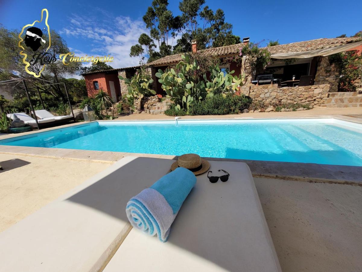 Casa Salya 8 Pers Piscine Privee Chauffee San Cipriano Villa Lecci Bagian luar foto