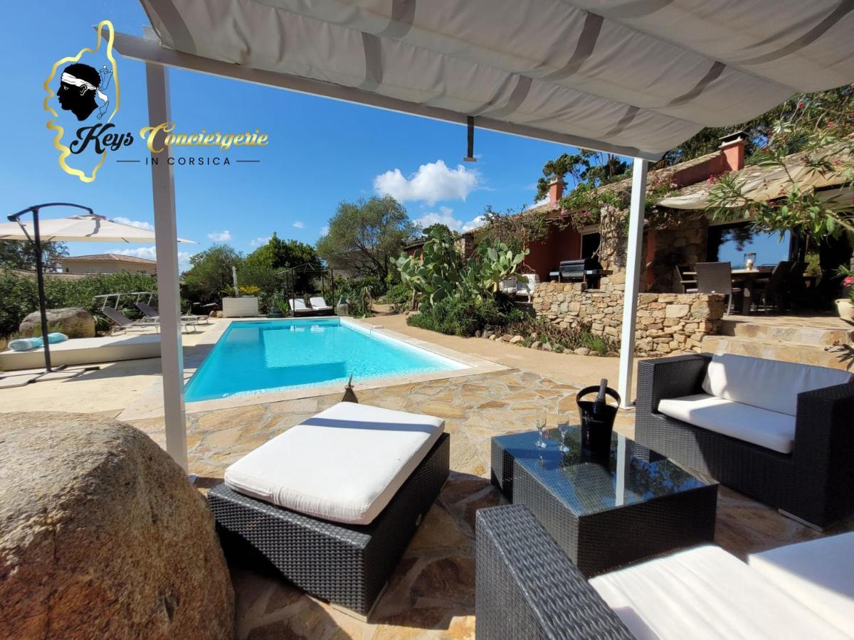 Casa Salya 8 Pers Piscine Privee Chauffee San Cipriano Villa Lecci Bagian luar foto