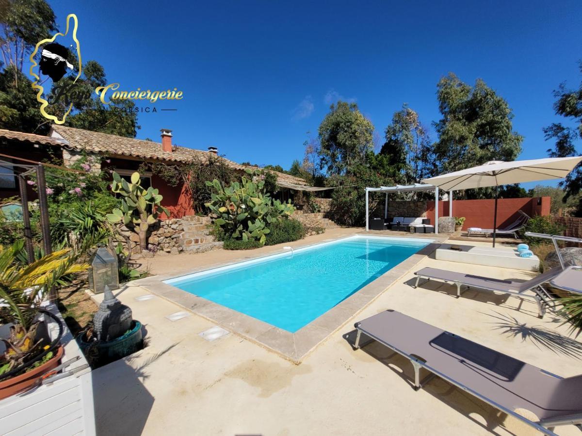 Casa Salya 8 Pers Piscine Privee Chauffee San Cipriano Villa Lecci Bagian luar foto