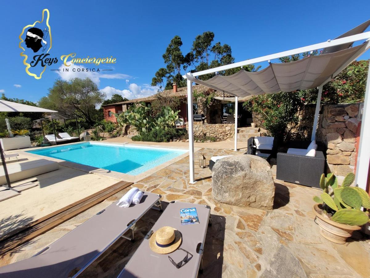 Casa Salya 8 Pers Piscine Privee Chauffee San Cipriano Villa Lecci Bagian luar foto