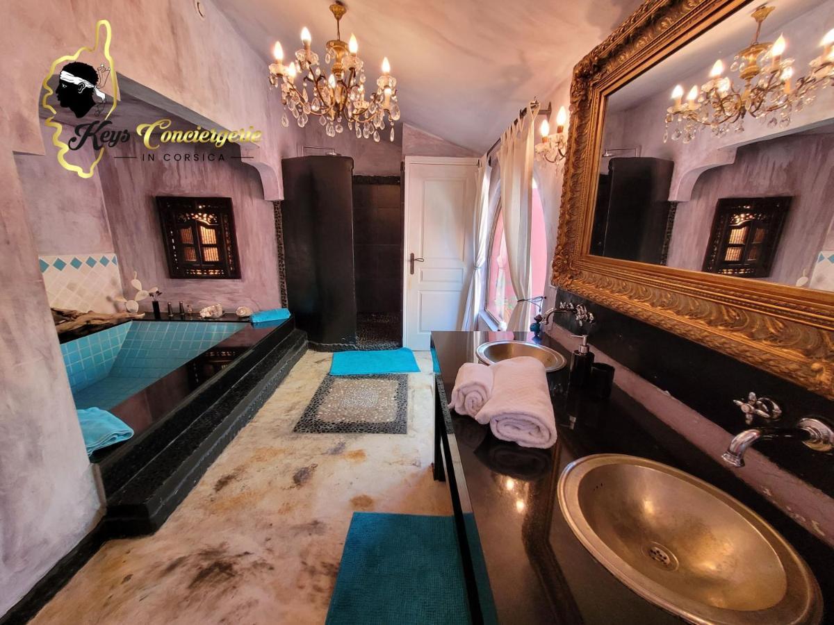 Casa Salya 8 Pers Piscine Privee Chauffee San Cipriano Villa Lecci Bagian luar foto