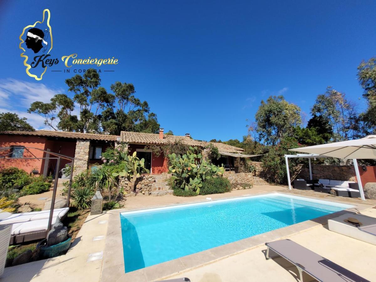 Casa Salya 8 Pers Piscine Privee Chauffee San Cipriano Villa Lecci Bagian luar foto